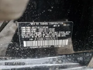 2024 Subaru Impreza Sport with VIN JF1GUAFC9R8282671, listed as a Copart auction lot 36940824 with 589 mi miles and Salvage Title. Bid and sale history available at carsss.com. Image 12.