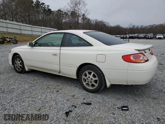 2002 Toyota Solara SE with VIN 2T1CE22PX2C016073, listed as a Copart auction lot 47966775 with 230,693 mi miles and Salvage title. Bid and sale history available at DreamBid. Image 2.
