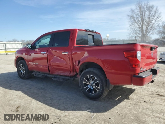 2020 Nissan Titan S with VIN 1N6AA1EC0LN508421, listed as a Copart auction lot 46728665 with 46,858 mi miles and Salvage title. Bid and sale history available at DreamBid. Image 2.