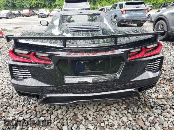 2025 Chevrolet Corvette 3LT with VIN 1G1YC3D48S5103111, listed as a Copart auction lot 63459825 with 1,499 mi miles and Salvage title. Bid and sale history available at DreamBid. Image 6.