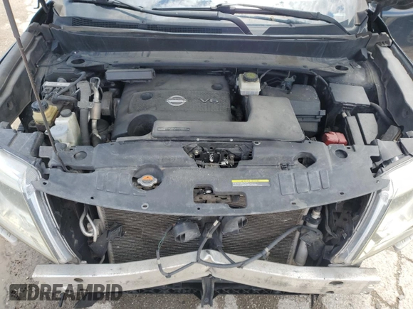 2015 Nissan Pathfinder SL with VIN 5N1AR2MMXFC676803, listed as a Copart auction lot 56932855 with 181,459 mi miles and Salvage title. Bid and sale history available at DreamBid. Image 12.