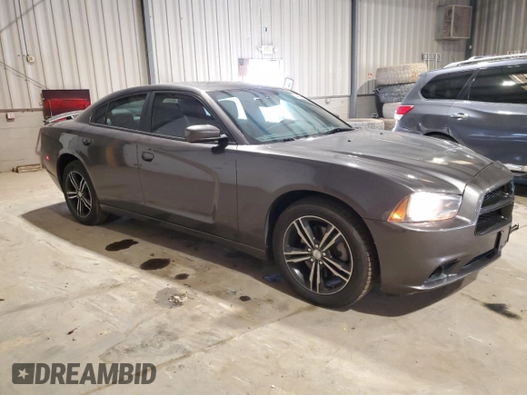 2014 Dodge Charger SXT Plus with VIN 2C3CDXJG3EH372512, listed as a Copart auction lot 74448434 with 99,046 mi miles and Salvage Title. Bid and sale history available at carsss.com. Image 4.