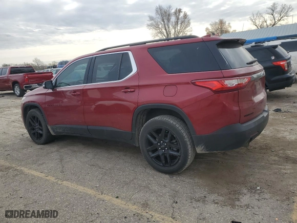 2020 Chevrolet Traverse LT Cloth with VIN 1GNERGKW0LJ265609, listed as a Copart auction lot 82881264 with 111,986 mi miles and Salvage Title. Bid and sale history available at carsss.com. Image 2.