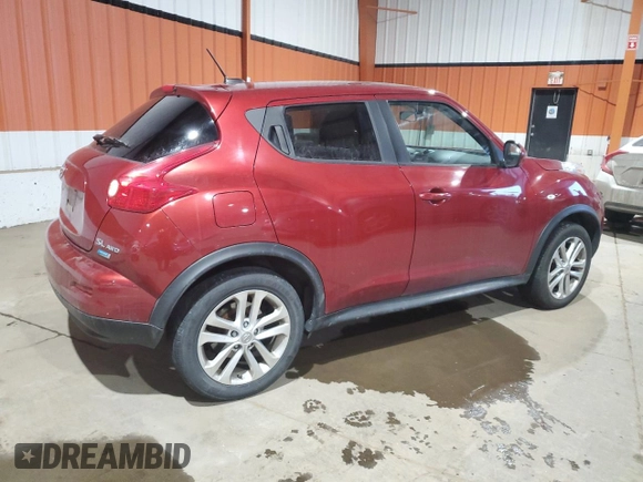 2014 Nissan Juke SL with VIN JN8AF5MV2ET484284, listed as a Copart auction lot 87199244 with 185,811 mi miles and Salvage Title. Bid and sale history available at carsss.com. Image 3.