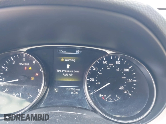 2016 Nissan Rogue SV with VIN KNMAT2MV0GP644922, listed as a IAAI auction lot 41881055 with 118,703 mi miles. Bid and sale history available at carsss.com. Image 7.