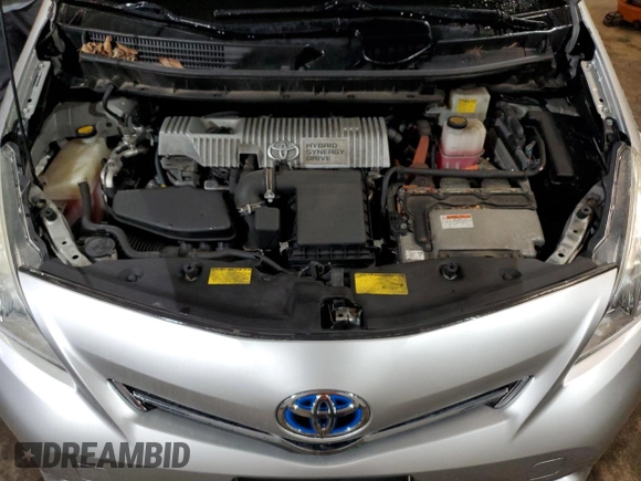 2012 Toyota Prius Two with VIN JTDZN3EU5C3053544, listed as a Copart auction lot 52023135 with 104,386 mi miles and Salvage Title. Bid and sale history available at DreamBid. Image 11.