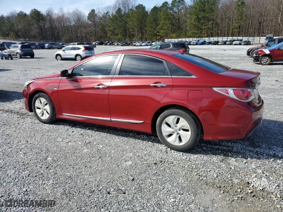 2013 Hyundai Sonata Hybrid with VIN KMHEC4A41DA083178, listed as a Copart auction lot 44959705 with 128,442 mi miles and Clean Title. Bid and sale history available at carsss.com. Image 2.