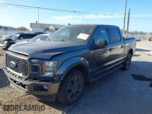 2018 Ford F-150 XL with VIN 1FTEW1EP9JFE03456, listed as a IAAI auction lot 41741500 with 104,123 mi miles. Bid and sale history available at carsss.com. Image 17.