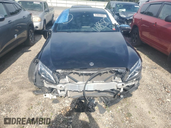 2018 Mercedes-Benz C 300 with VIN WDDWJ4KB7JF618580, listed as a Copart auction lot 63664805 with Not provided miles and Non repairable. Bid and sale history available at DreamBid. Image 5.