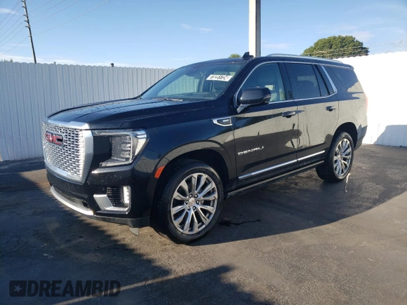 2023 GMC Yukon Denali with VIN 1GKS1DKL5PR206011, listed as a Copart auction lot 73251724 with 54,536 mi miles and Clean Title. Bid and sale history available at carsss.com. Image 1.