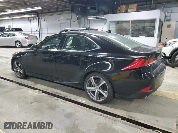 2018 Lexus IS 300 z VIN JTHBA1D27J5062795, wystawiony jako Copart lot #57393965 z przebiegiem 44 532 mil mil oraz Szkoda całkowita • Salvage title. Historia ofert i sprzedaży dostępna na DreamBid. Obrazek 2.