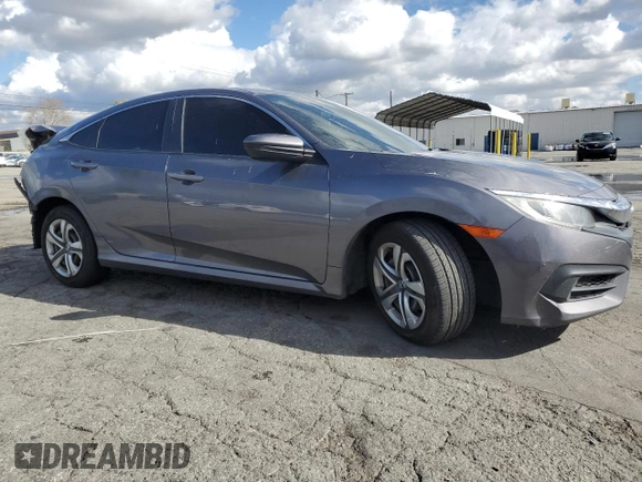 2018 Honda Civic LX with VIN 2HGFC2F58JH564476, listed as a Copart auction lot 49148625 with 83,861 mi miles and Salvage Title. Bid and sale history available at DreamBid. Image 4.