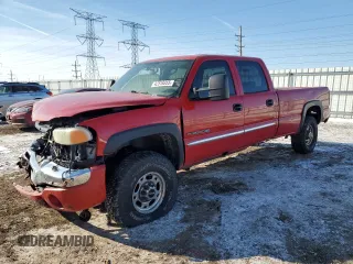 2004 GMC Sierra 2500HD SLE z VIN 1GTHK23U84F199163, wystawiony jako Copart lot #42318355 z przebiegiem Nie podano mil oraz Szkoda całkowita • Salvage title. Historia ofert i sprzedaży dostępna na DreamBid. Obrazek 1.