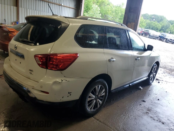 2017 Nissan Pathfinder SL with VIN 5N1DR2MM4HC633526, listed as a Copart auction lot 61256345 with 110,912 mi miles and Clean title. Bid and sale history available at DreamBid. Image 3.