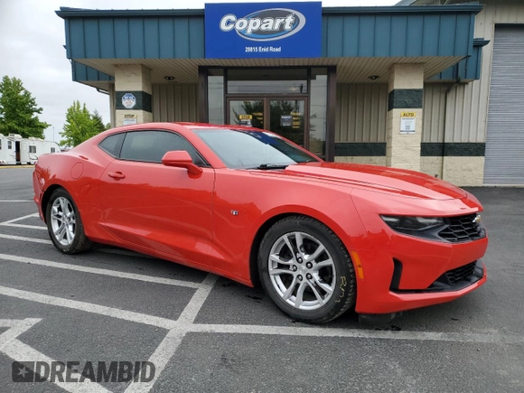 2020 Chevrolet Camaro 1LS z VIN 1G1FB1RX9L0103019, wystawiony jako Copart lot #59582715 z przebiegiem 54 890 mil mil oraz Czysty tytuł • Clean title. Historia ofert i sprzedaży dostępna na DreamBid. Obrazek 4.