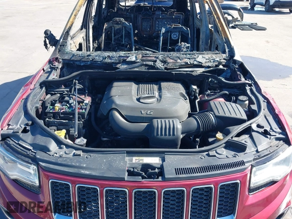 2014 Jeep Grand Cherokee Overland with VIN 1C4RJECG0EC500692, listed as a IAAI auction lot 41771102 with 1 mi miles. Bid and sale history available at carsss.com. Image 10.