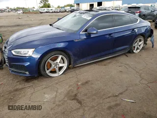2018 Audi A5 Sportback Premium Plus with VIN WAUENCF52JA087355, listed as a Copart auction lot 69215303 with 51,751 mi miles. Bid and sale history available at carsss.com. Image 1.