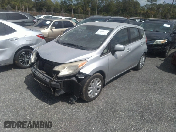 2014 Nissan Note SV with VIN 3N1CE2CP7EL381183, listed as a IAAI auction lot 41585753 with 117,493 mi miles and . Bid and sale history available at DreamBid. Image 2.