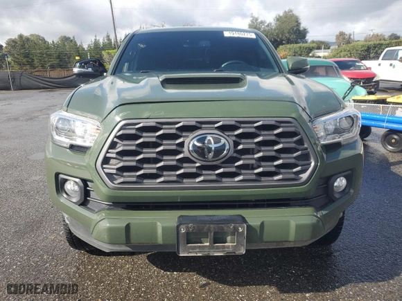 2021 Toyota Tacoma 2WD SR5 with VIN 3TMAZ5CN0MM155035, listed as a Copart auction lot 49480275 with 54,541 mi miles and Salvage Title. Bid and sale history available at carsss.com. Image 5.