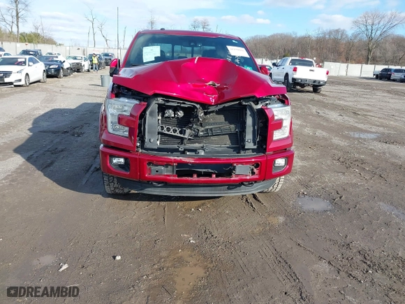 2015 Ford F-150 XLT w/HD Payload Pkg with VIN 1FTFW1EF2FFB76243, listed as a IAAI auction lot 41150866 with 124,478 mi miles. Bid and sale history available at carsss.com. Image 6.