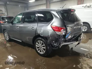 2015 Nissan Pathfinder Platinum with VIN 5N1AR2MN9FC616004, listed as a Copart auction lot 49811145 with 104,219 mi miles and Salvage Title. Bid and sale history available at DreamBid. Image 2.