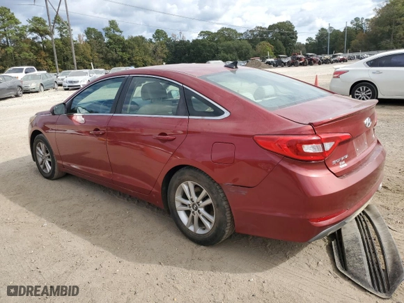 2016 Hyundai Sonata 2.4L SE with VIN 5NPE24AFXGH428262, listed as a Copart auction lot 53737964 with 136,477 mi miles and Salvage Title. Bid and sale history available at carsss.com. Image 2.