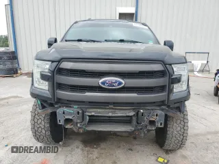 2015 Ford F-150 XLT with VIN 1FTFW1EG3FFC98361, listed as a Copart auction lot 52136965 with 95,135 mi miles and Salvage Title. Bid and sale history available at carsss.com. Image 5.