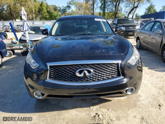 2017 Infiniti QX70 with VIN JN8CS1MU3HM142135, listed as a Copart auction lot 48859215 with 127,990 mi miles and Clean Title. Bid and sale history available at carsss.com. Image 5.
