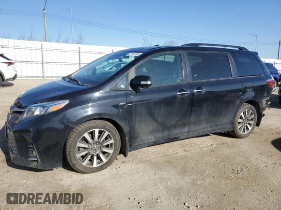2018 Toyota Sienna XLE with VIN 5TDDZ3DC9JS198492, listed as a Copart auction lot 51182785 with 114,771 mi miles and Salvage Title. Bid and sale history available at carsss.com. Image 1.