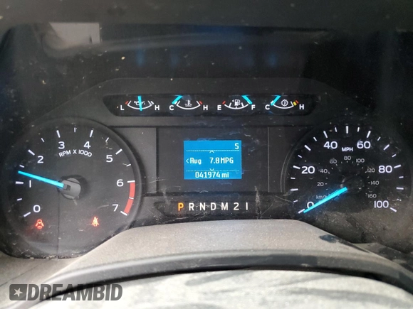 2019 Ford Super Duty F-250 SRW XL with VIN 1FTBF2B64KEE19737, listed as a Copart auction lot 52039295 with 41,974 mi miles and Salvage Title. Bid and sale history available at carsss.com. Image 9.