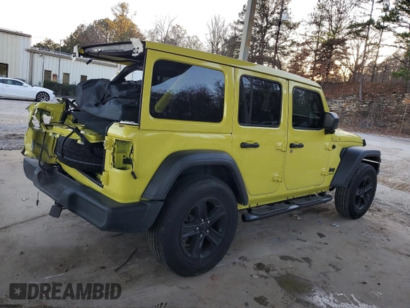 2023 Jeep Wrangler Sport Altitude с VIN 1C4HJXDG5PW578568, выставлен на аукционе Copart как лот 85372714 с пробегом 6 170 миль миль и Списание • Salvage title. История ставок и продаж доступна на DreamBid. Изображение 3.
