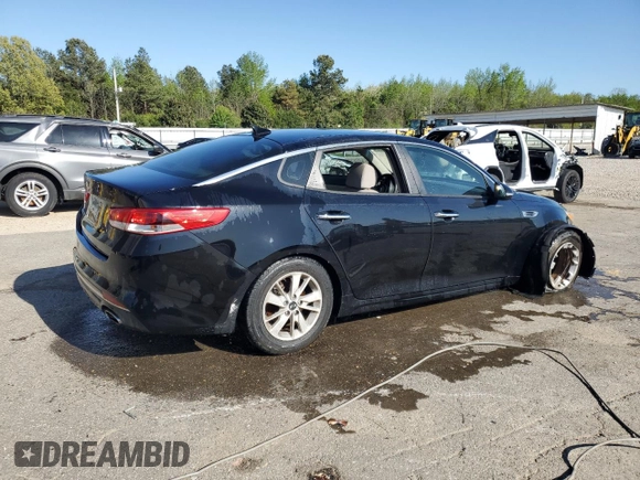 2016 Kia Optima LX with VIN 5XXGT4L35GG078401, listed as a Copart auction lot 52289455 with 116,460 mi miles and Salvage Title. Bid and sale history available at carsss.com. Image 3.