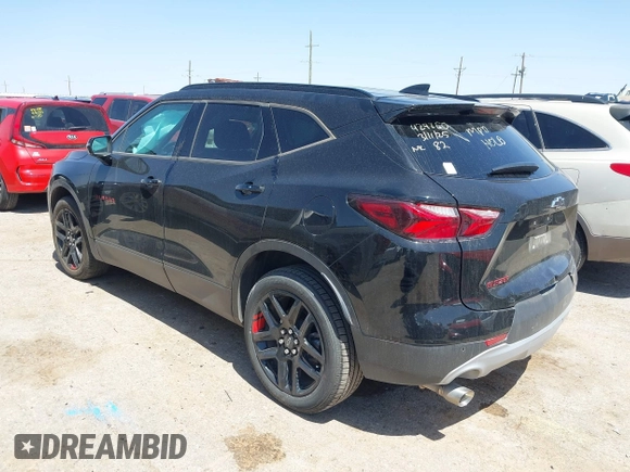 2020 Chevrolet Blazer LT with VIN 3GNKBCRS2LS618188, listed as a IAAI auction lot 42004681 with 37,283 mi miles and . Bid and sale history available at DreamBid. Image 3.