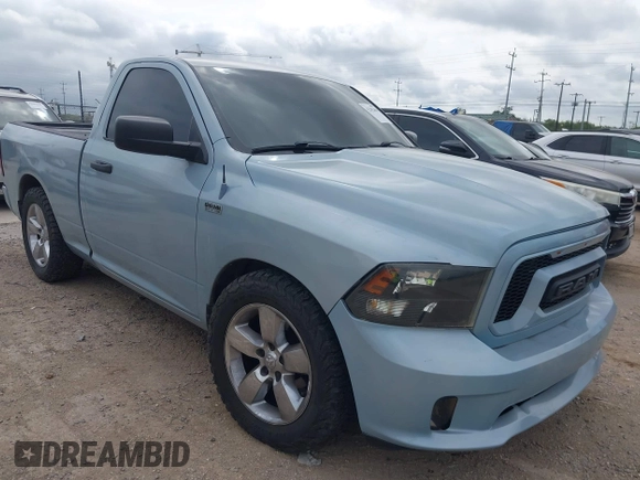 2012 Ram 1500 Express with VIN 3C6JD6AT5CG236977, listed as a IAAI auction lot 42382468 with 143,148 mi miles and . Bid and sale history available at DreamBid. Image 1.