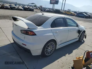 2015 Mitsubishi Lancer Evolution GSR with VIN JA32W8FV4FU024603, listed as a Copart auction lot 74699914 with 81,311 mi miles and Salvage Title. Bid and sale history available at carsss.com. Image 3.