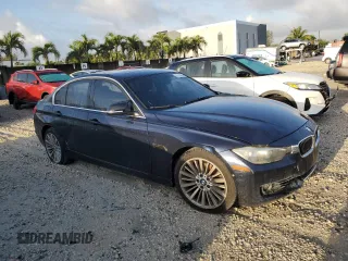 2013 BMW 3 Series 328i with VIN WBA3C1C55DF438191, listed as a Copart auction lot 51116325 with 175,440 mi miles and Salvage Title. Bid and sale history available at carsss.com. Image 4.