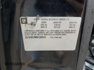 2009 Chevrolet Impala Police Police z VIN 2G1WS57M891283073, wystawiony jako Copart lot #57949485 z przebiegiem 138 978 mil mil oraz Czysty tytuł • Clean title. Historia ofert i sprzedaży dostępna na DreamBid. Obrazek 12.
