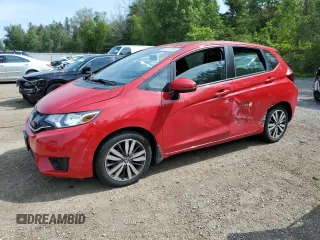2015 Honda Fit EX-L z VIN 3HGGK5H89FM103568, wystawiony jako Copart lot #63992355 z przebiegiem 84 318 mil mil oraz Czysty tytuł • Clean title. Historia ofert i sprzedaży dostępna na DreamBid. Obrazek 1.