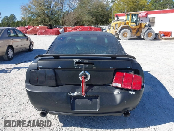 2005 Ford Mustang Deluxe with VIN 1ZVFT80N655136118, listed as a IAAI auction lot 41811969 with 104,071 mi miles. Bid and sale history available at carsss.com. Image 16.