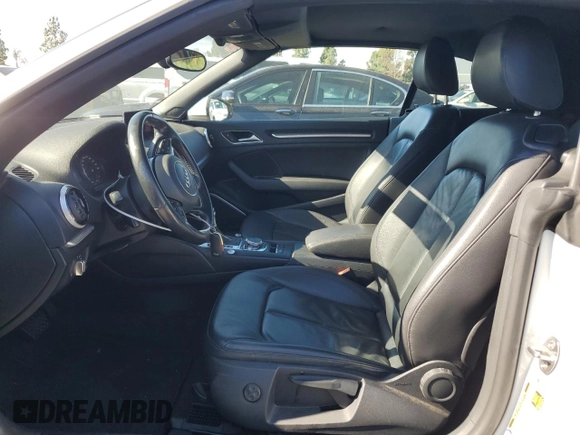2015 Audi A3 1.8T Premium Plus with VIN WAU5CLFF3F1044097, listed as a Copart auction lot 87940465 with 45,743 mi miles and Salvage Title. Bid and sale history available at carsss.com. Image 7.