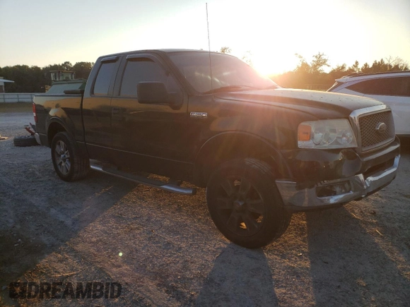 2005 Ford F-150 XLT with VIN 1FTRX12515FB28205, listed as a Copart auction lot 82707324 with 249,349 mi miles and Salvage Title. Bid and sale history available at carsss.com. Image 4.