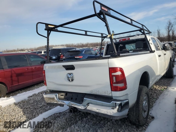 2024 Ram 2500 Tradesman with VIN 3C6UR5HJ2RG124661, listed as a Copart auction lot 79774624 with Not provided miles and Salvage title. Bid and sale history available at DreamBid. Image 3.