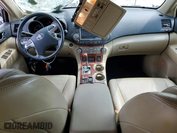 2012 Toyota Highlander Limited with VIN 5TDDK3EH1CS157047, listed as a Copart auction lot 59481645 with 140,223 mi miles and Salvage title. Bid and sale history available at DreamBid. Image 8.