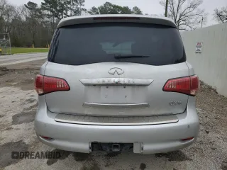 2012 Infiniti QX56 8-passenger with VIN JN8AZ2ND4C9716129, listed as a Copart auction lot 45750875 with 216,312 mi miles and Salvage Title. Bid and sale history available at carsss.com. Image 6.