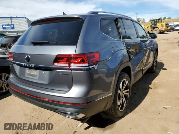 2023 Volkswagen Atlas SEL with VIN 1V2BP2CA8PC502623, listed as a Copart auction lot 72645493 with 13,573 mi miles and . Bid and sale history available at DreamBid. Image 3.
