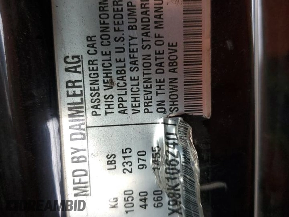 2008 Smart fortwo Pure with VIN WMEEJ31X98K106240, listed as a Copart auction lot 46756535 with 113,587 mi miles and Salvage title. Bid and sale history available at DreamBid. Image 12.