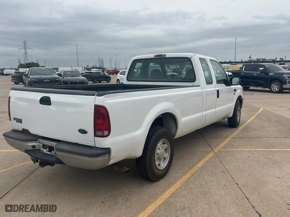 2001 Ford Super Duty F-250 XL with VIN 3FTNX20LX1MA60017, listed as a Copart auction lot 54051205 with 64,746 mi miles and Clean Title. Bid and sale history available at carsss.com. Image 4.