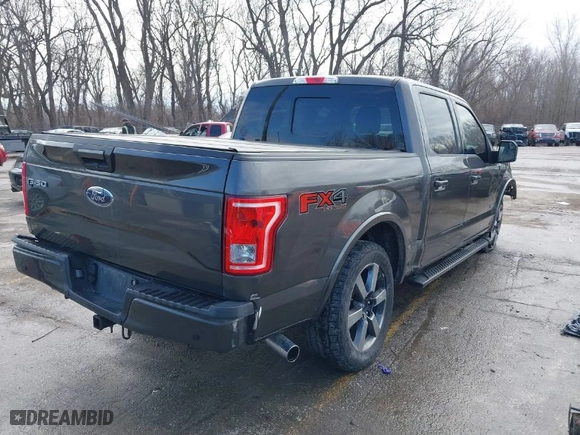 2017 Ford F-150 XL with VIN 1FTEW1EG1HKD41441, listed as a IAAI auction lot 41644844 with 138,282 mi miles. Bid and sale history available at carsss.com. Image 4.