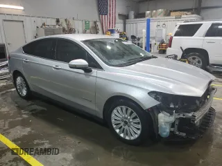 2015 Ford Fusion S Hybrid with VIN 3FA6P0UU8FR307577, listed as a Copart auction lot 51695595 with 145,536 mi miles and Salvage Title. Bid and sale history available at carsss.com. Image 4.