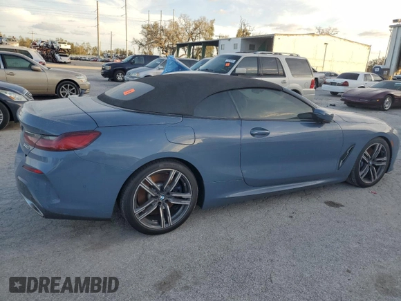 2021 BMW 8 Series 840i with VIN WBADZ2C00MCG13061, listed as a Copart auction lot 74709624 with 0 mi miles and Non Repairable. Bid and sale history available at carsss.com. Image 3.